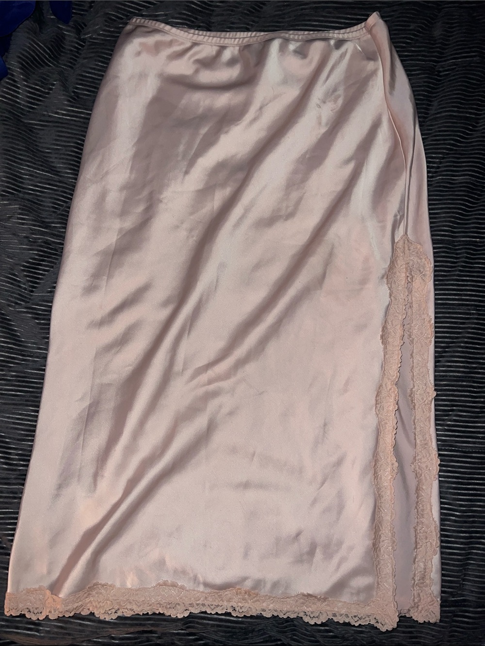 wild fable Blush Pink Satin Slip Skirt size L